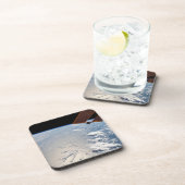 Wolkenformationen rund um den Sonnenuntergang vor Getränkeuntersetzer (Rechte Seite)