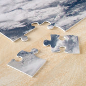 Wolkenformationen rund um den Sonnenuntergang vor  Puzzle (Seite)