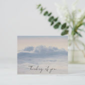 Wolkenfotografie Postkarte (Stehend Vorderseite)