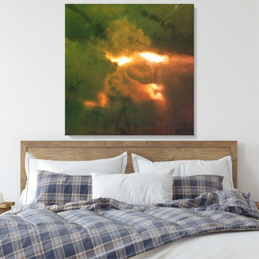 Wolkenfront Leinwanddruck (Insitu (Schlafzimmer))