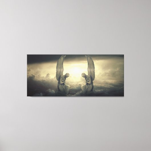 Wolkengeländer Leinwanddruck (Vorderseite)