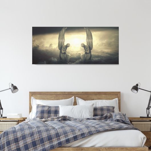 Wolkengeländer Leinwanddruck (Insitu (Schlafzimmer))