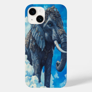 🌟 Wolkengetragener Elefant Case-Mate iPhone 14 Hülle