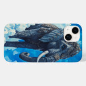🌟 Wolkengetragener Elefant Case-Mate iPhone Hülle (Rückseite (Horizontal))