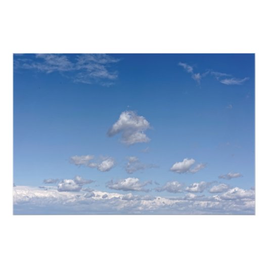 Wolkenherde am Himmel Fotodruck (Vorne)
