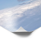 Wolkenherde am Himmel Fotodruck (Ecke)