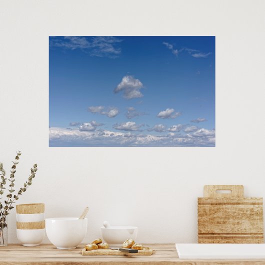 Wolkenhimmel Poster (Küche)