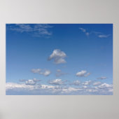 Wolkenhimmel Poster (Vorne)