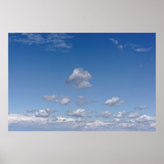 Wolkenhimmel Poster (Vorne)