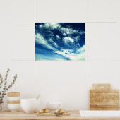 Wolkenhimmel Poster (Küche)