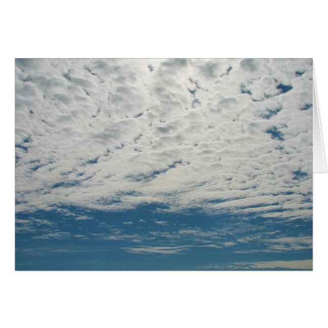 Wolkenkarte (Vorderseite (Horizontal))