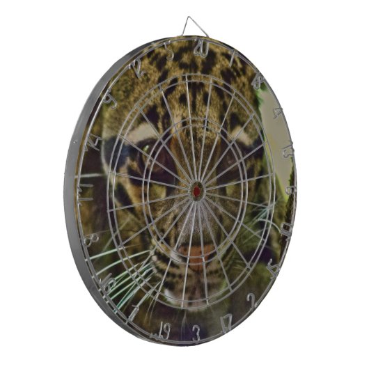 Wolkenkleopard Dartscheibe (Vorderseite Links)