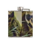 Wolkenkleopard Flachmann (Rückseite)