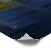 Wolkenkratzer - Abstrakte Malerei Poster (Ecke)