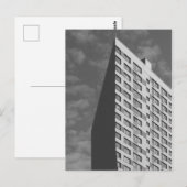Wolkenkratzer am Himmel Postkarte (Vorne/Hinten)