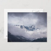 Wolkenkratzer am Mt Everest & Eagle Flying Postkarte (Vorne/Hinten)