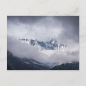 Wolkenkratzer am Mt Everest & Eagle Flying Postkarte (Vorderseite)
