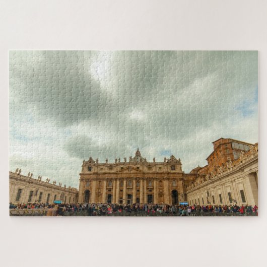 Wolkenkratzer am Petersdom, Rom, Italien Puzzle (Horizontal)