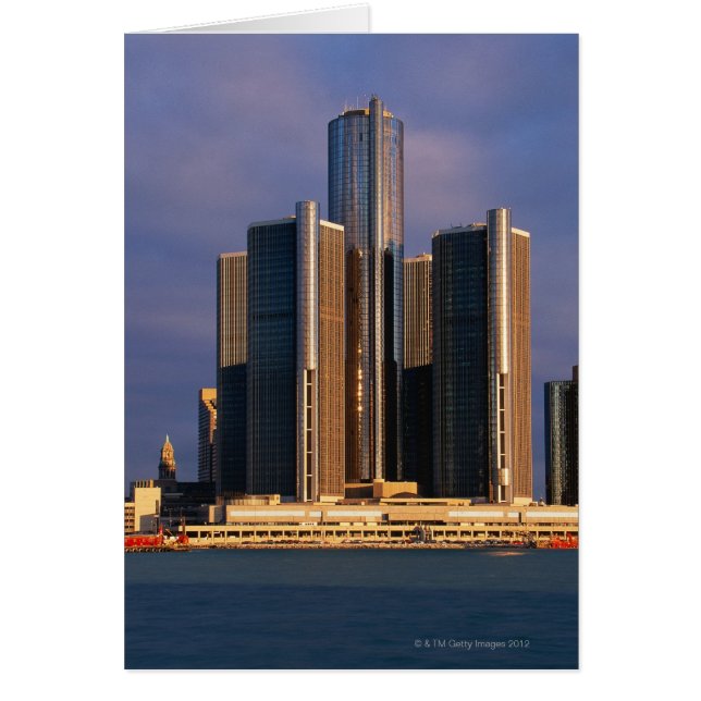 Wolkenkratzer am Wasser in Detroit 3 (Vorne)
