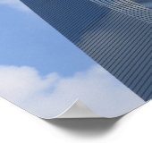 Wolkenkratzer aus Shanghai Poster (Ecke)