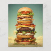 Wolkenkratzer Burger Flyer (Vorne)