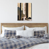 Wolkenkratzer, Charles Sheeler Leinwanddruck (Insitu (Schlafzimmer))