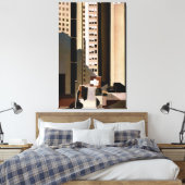 Wolkenkratzer, Charles Sheeler Leinwanddruck (Insitu (Schlafzimmer))