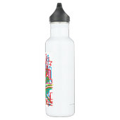Wolkenkratzer Edelstahlflasche (Rechts)