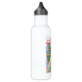 Wolkenkratzer Edelstahlflasche (Links)