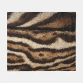 Wolkenkratzer Fell, exotische Muster. Fleecedecke (Vorderseite (Horizontal))