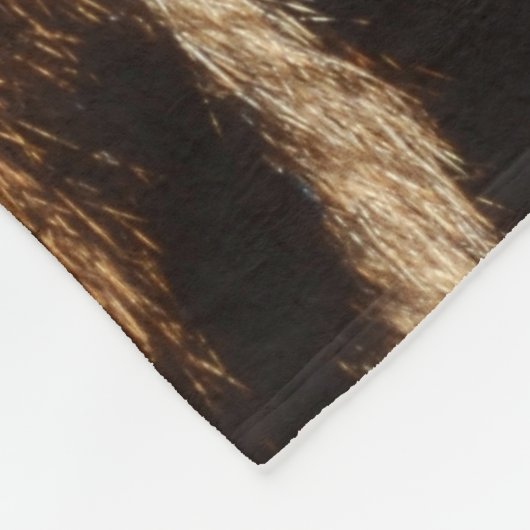 Wolkenkratzer Fell, exotische Muster. Fleecedecke (Ecke)