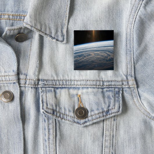 Wolkenkratzer im Südindischen Ozean. Button (Beispiel)