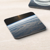 Wolkenkratzer im Südindischen Ozean. Getränkeuntersetzer (Linke Seite)