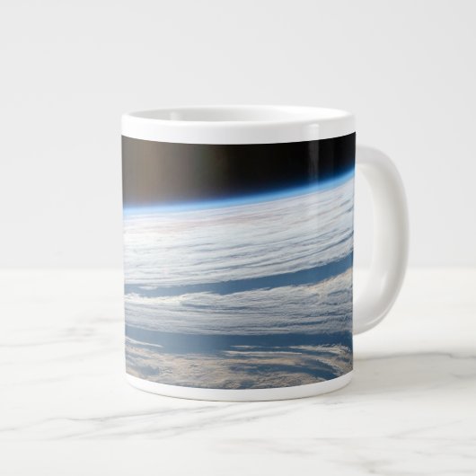 Wolkenkratzer im Südindischen Ozean. Jumbo-Tasse (Vorderseite Rechts)