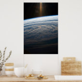 Wolkenkratzer im Südindischen Ozean. Poster (Küche)