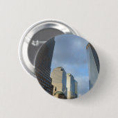 Wolkenkratzer in New York Button (Vorne & Hinten)
