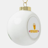 Wolkenkratzer Keramik Kugel-Ornament (Links)