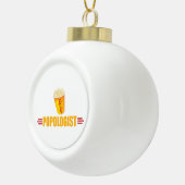 Wolkenkratzer Keramik Kugel-Ornament (Rechts)