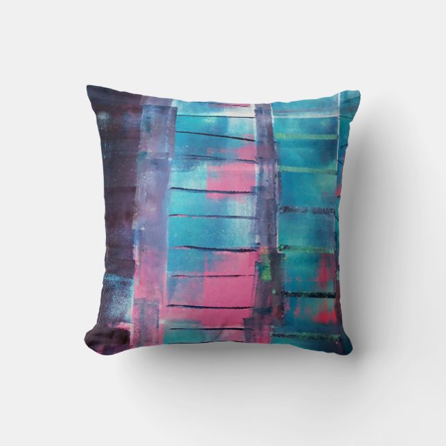 Wolkenkratzer Kissen (Vorderseite)