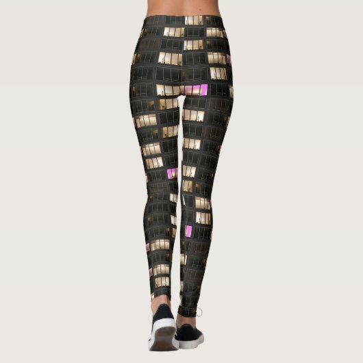 Wolkenkratzer Leggings (Rückseite)