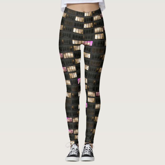 Wolkenkratzer Leggings (Vorderseite)