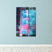 Wolkenkratzer Leinwanddruck (Insitu (Holzboden))