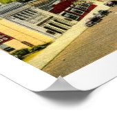 Wolkenkratzer, Macon Georgia Vintag Poster (Ecke)