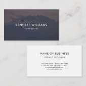 Wolkenkratzer-Palette Visitenkarte (Vorne/Hinten)