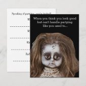 Wolkenkratzer-Party Einladungen (Vorne/Hinten)