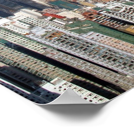 Wolkenkratzer Poster (Ecke)