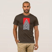 Wolkenkratzer-Rot T-Shirt (Vorne ganz)