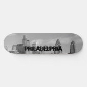 Wolkenkratzer, schwarz-weiß skateboard (Horizontal)
