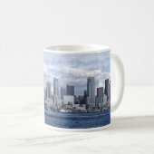 Wolkenkratzer Seattles Washington Kaffeetasse (VorderseiteRechts)