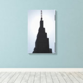 Wolkenkratzer-Silhouette Shinjuku, Tokio, Japan Leinwanddruck (Insitu (Holzboden))